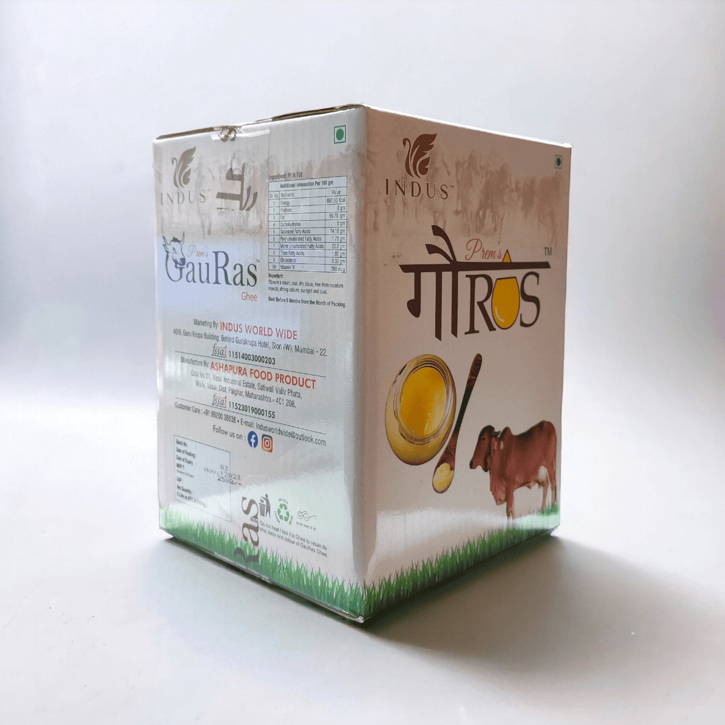 Prem's GauRas Pure Desi Cow Ghee