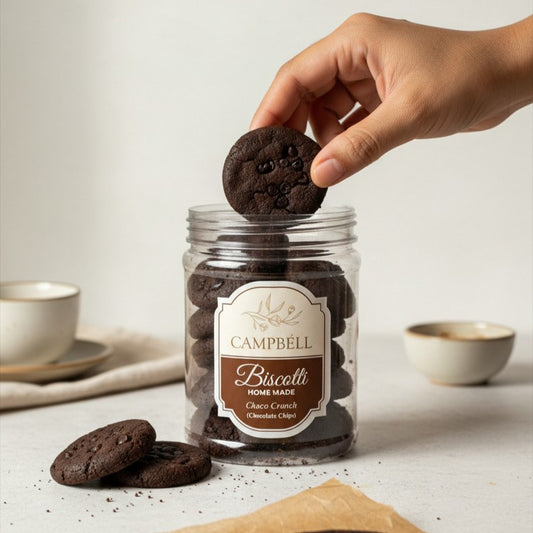 Choco Crunch (Choco Chips) Biscotti